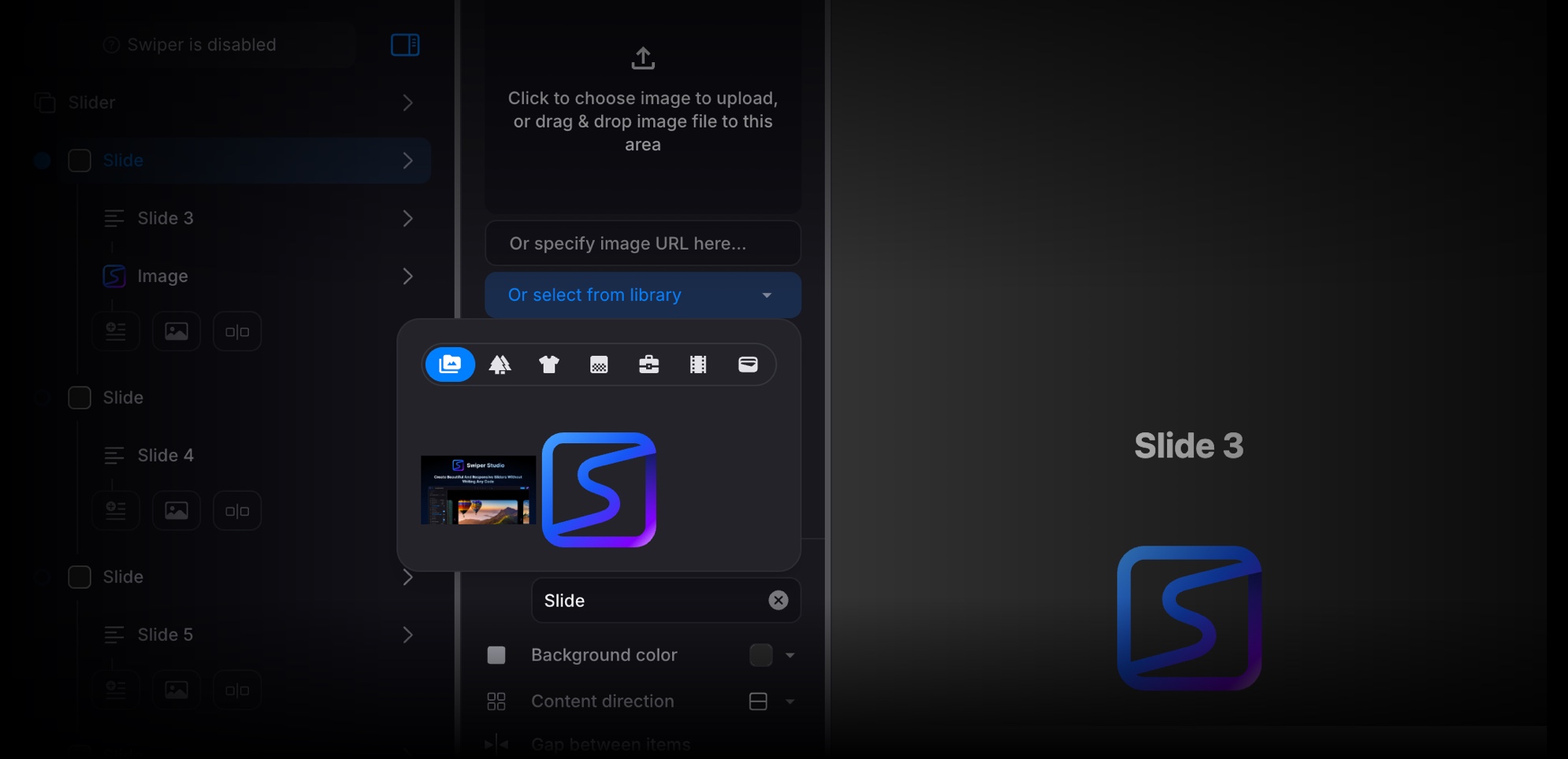 Popup Interface