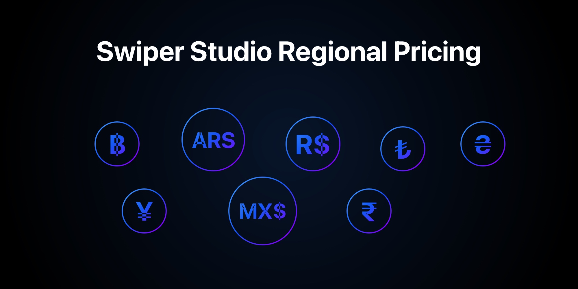 Swiper Studio Regional Pricing