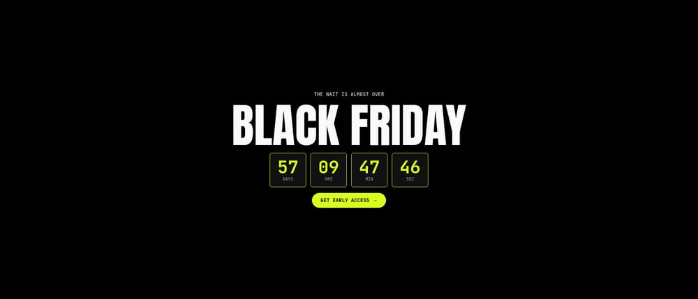 Black Friday Blackout - slide 1