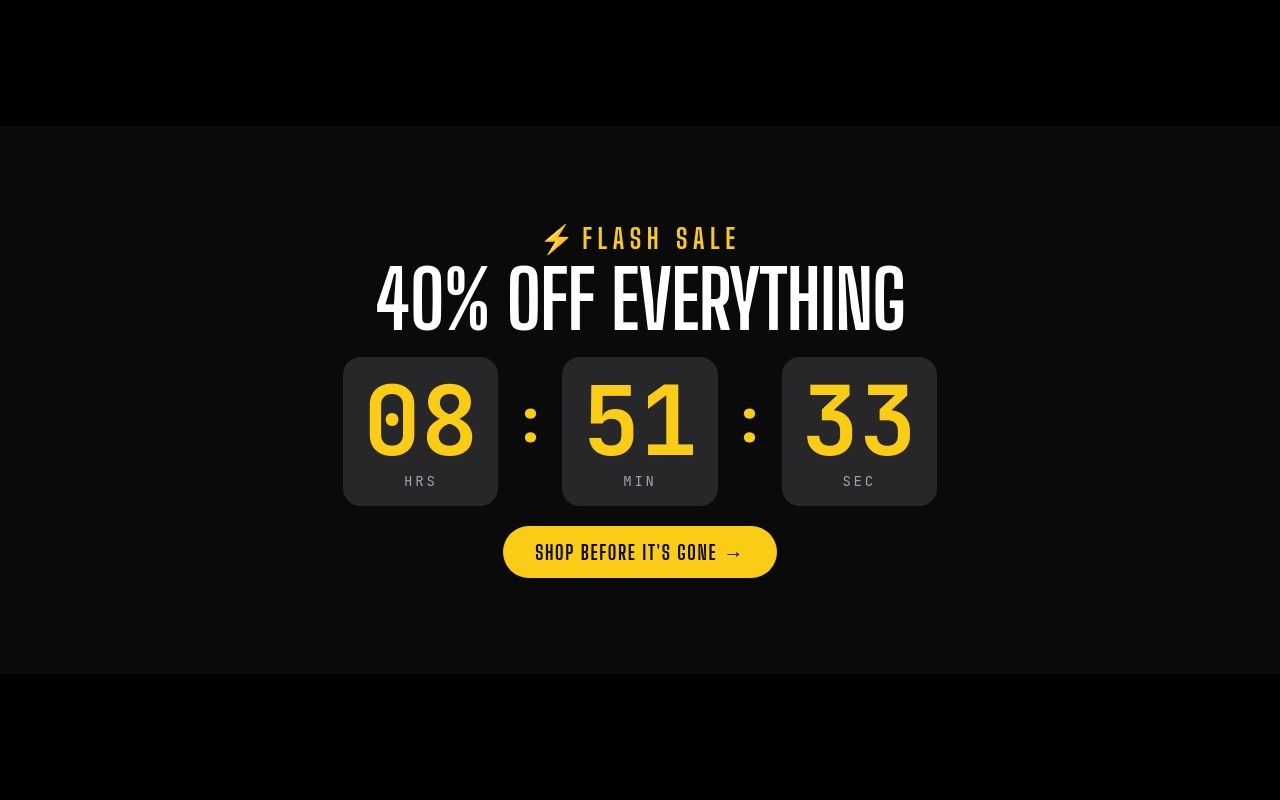 Flash Sale