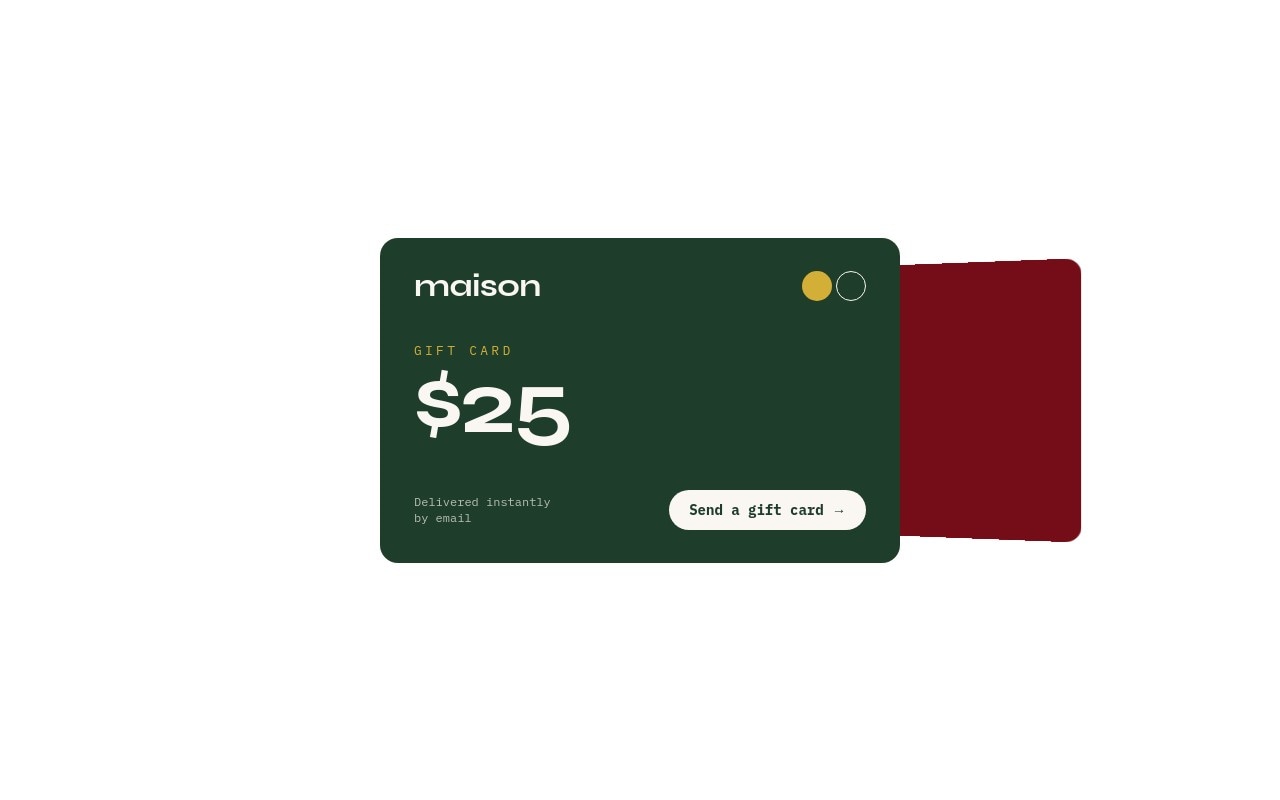 Gift Card Promo
