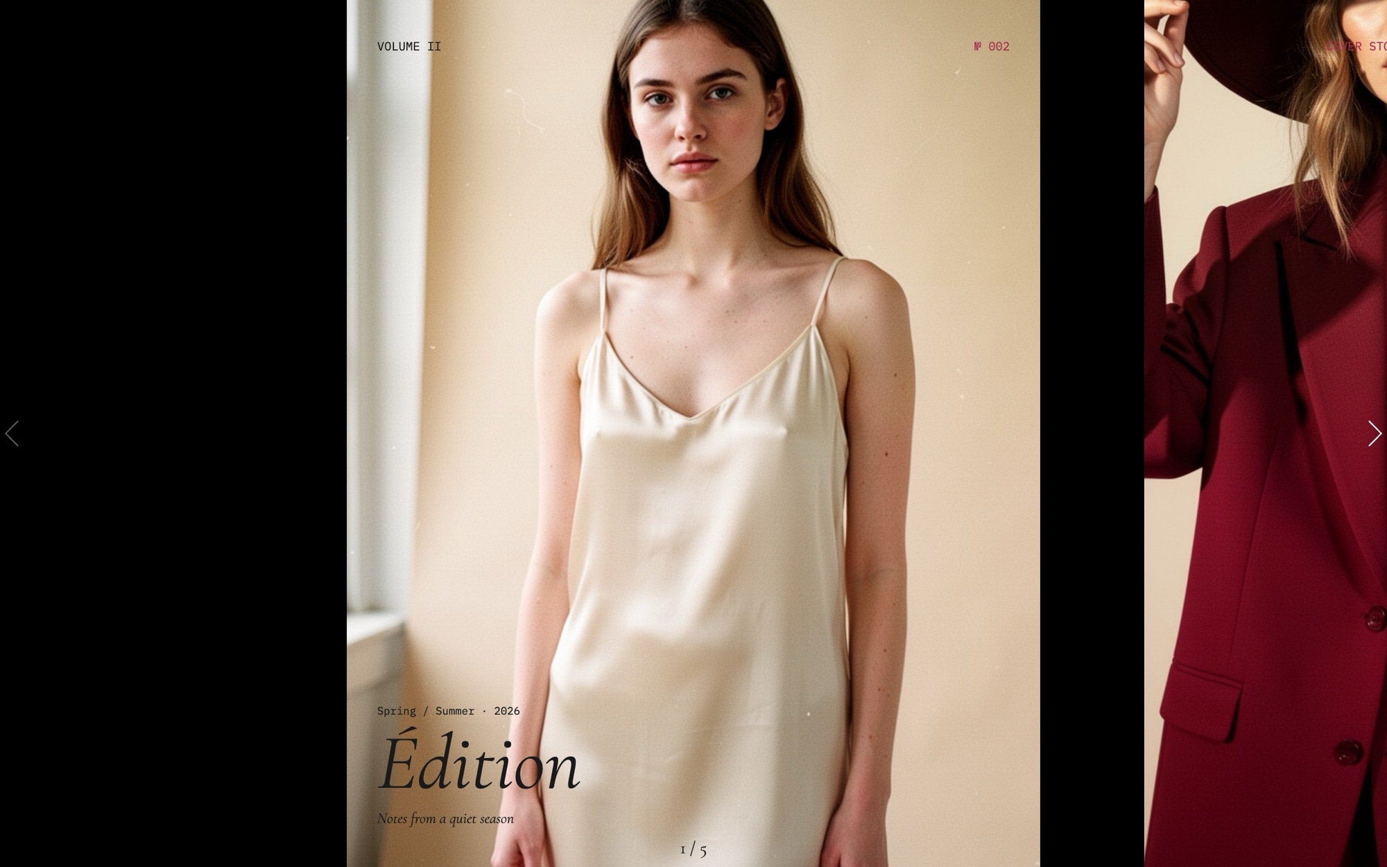 Hero - Editorial Minimal