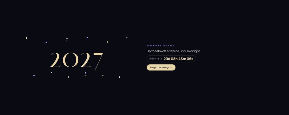 New Year Sale - slide 1