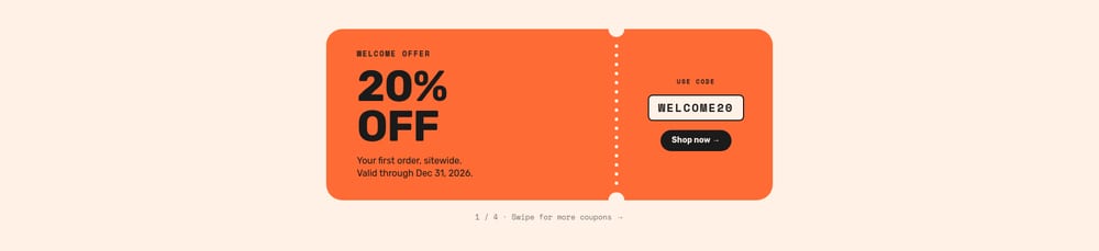 Promo Code Reveal - slide 1