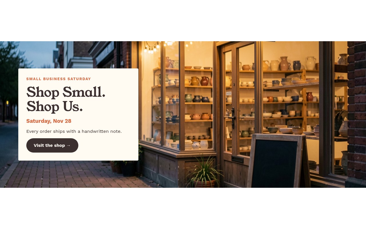 Small Business Saturday